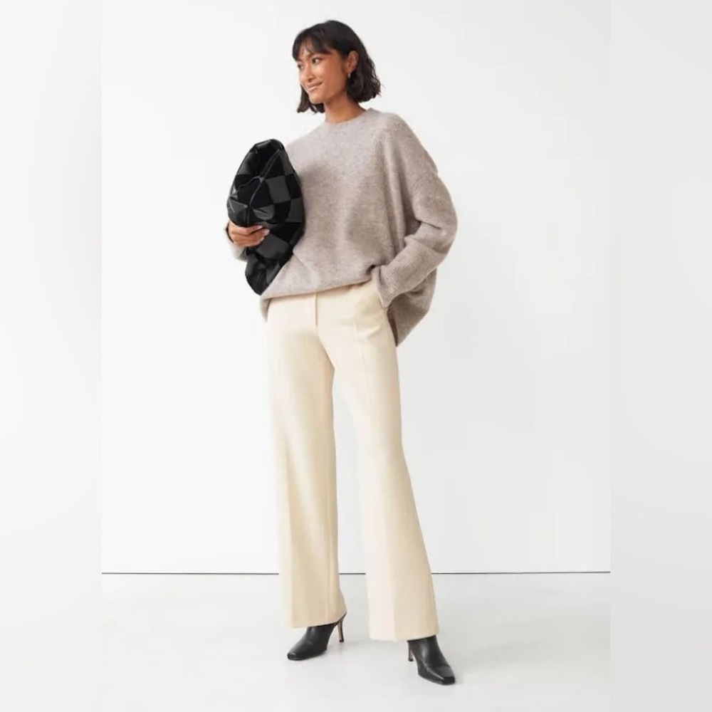 Women & Other Stories Wide Press Crease Trousers Size 0